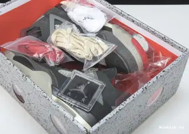 'BRED' OF 4 X 2020 RED JORDAN BLACK AIR  0603